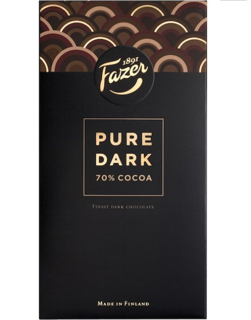 Fazer Pure Dark Темный шоколад 70% 95г 