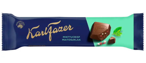 Fazer Молочный шоколад с мятной крошкой, 37 г