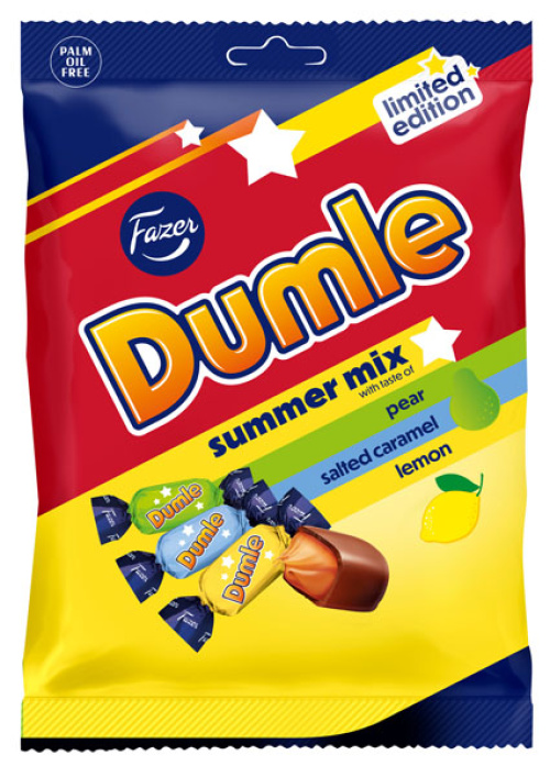 Шоколадные конфеты Fazer Dumle Summer Mix, 180 г 