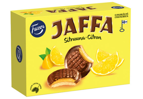 Fazer Jaffa лимонное пирожное-печенье, 300 г 