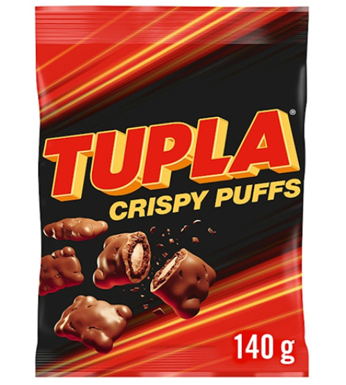 Tupla Crispy Puffs Шоколадные конфеты 140 г