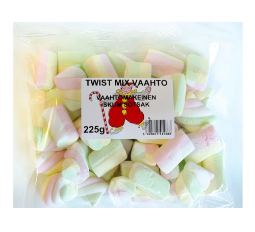 Tivoli Twist Mix Vaahtokarkki 225 г 