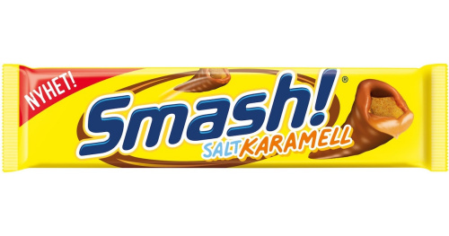 Smash Шоколадный батончик, Соленая карамель 40г 