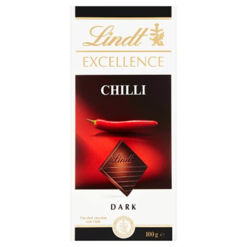 Lindt Excellence тёмный шоколад с чили 100 г