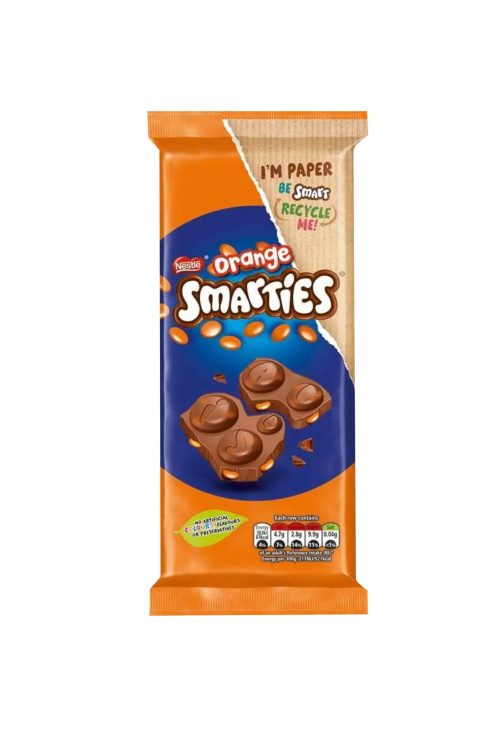 Smarties Молочный шоколад с апельсином 90 г