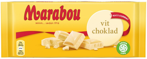 Marabou Белый шоколадный батончик 180 г 