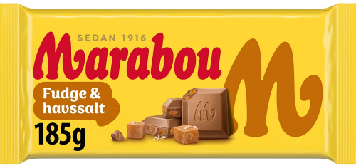 Marabou Fudge & havssalt 185 г 