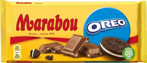 Marabou Oreo Молочный шоколад  185 г