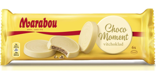 Печенье Marabou Choco Moment Белый шоколад 180 г