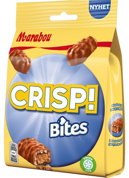 Шоколадные конфеты Marabou Crisp Bites 140г