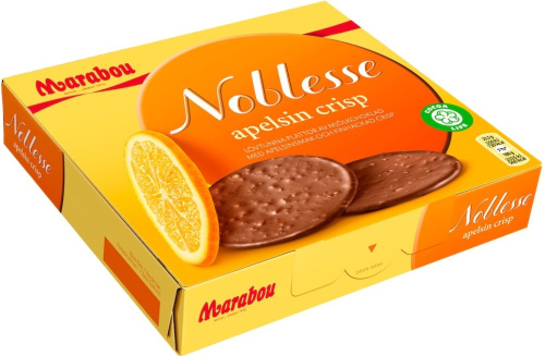 Marabou Noblesse Шоколадные конфеты, Апельсин 150г