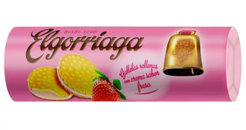 Печенье Elgorriaga с клубничной начинкой, 240 г 