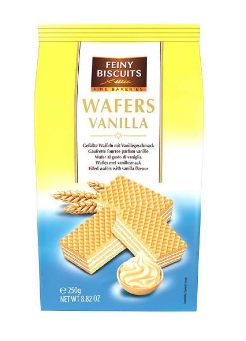 Feiny Biscuits Вафли с ванильной кремовой начинкой 250г 