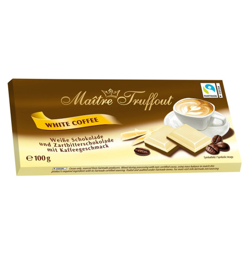 M.T Белый кофейный шоколад 100г