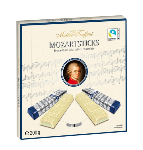 Mozart Батончики с белым шоколадом 200г 