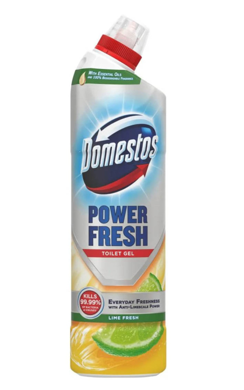 Domestos Power Fresh Гель для туалета Свежесть лайма 750 мл 