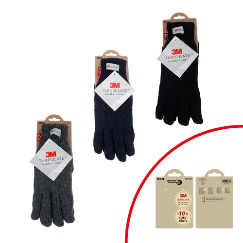 Mega Thermo 3M Thinsulate мужские перчатки 