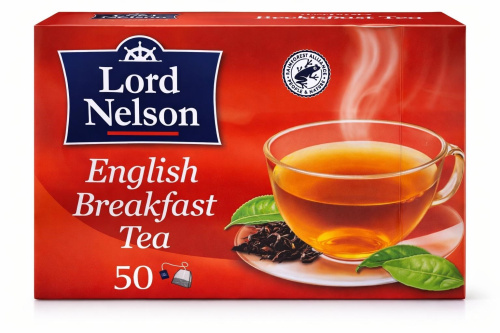 Чёрный чай Lord Nelson English Breakfast 50 шт 