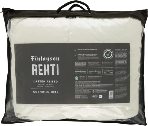 Finlayson Rehti Lasten peitto 120×150 см — детское одеяло для круглогодичного использования 