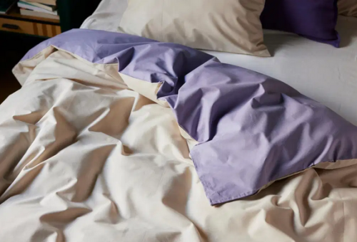 Finlayson Pakka Комплект постельного белья150х210+50х60 бежевый/сиреневый 