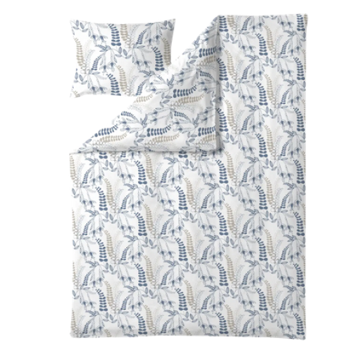 Finlayson Hanna 150x210+50x60 сине-бежевыйКомплект постельного белья 