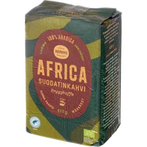 Кофе Delicacy Organic Africa Filter, 450 г, темная обжарка. 