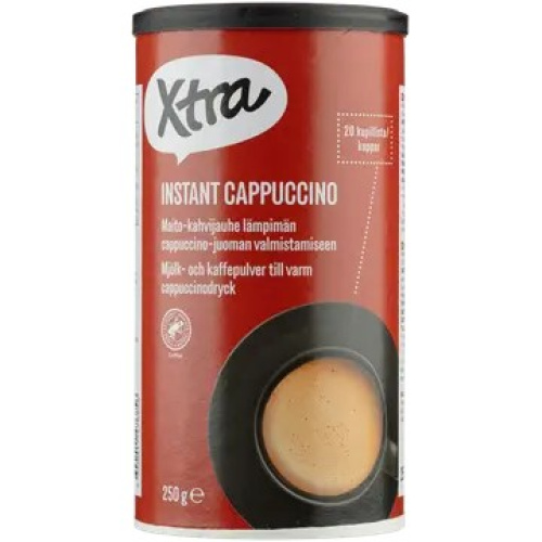 Xtra pikacappuccino 250 g — мгновенный капучино из Финляндии  