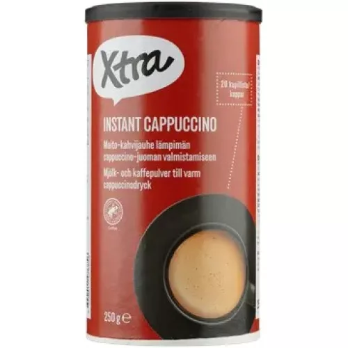 Xtra pikacappuccino 250 g — мгновенный капучино из Финляндии  