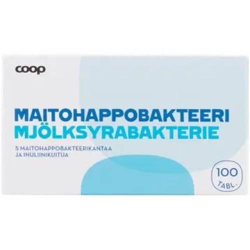 Препарат молочнокислых бактерий Coop, 100 таблеток 