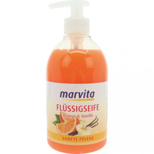 Marvita мыло жидкое с апельсином и ванилью 500 мл