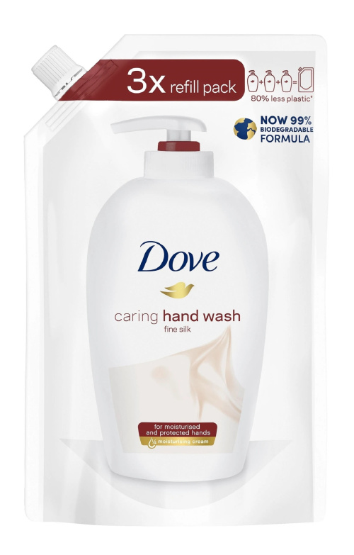 Dove Fine Silk Refill Жидкое мыло 750 мл 