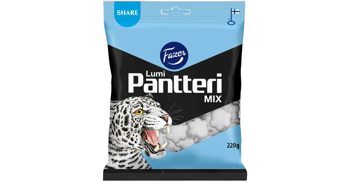 Fazer Lumi Pantteri karkkipussi 220g