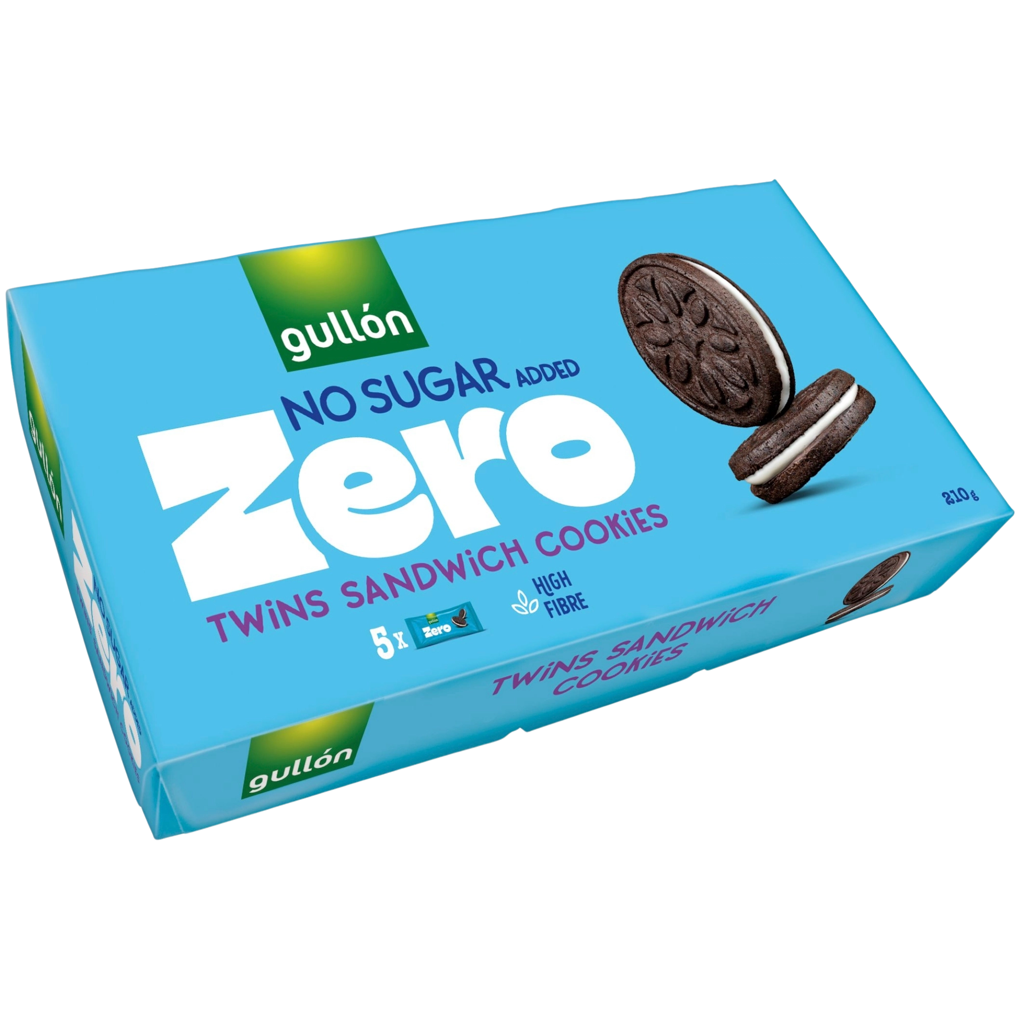 Gullón Zero Twins Sandwich Cookies 210g No added sugar