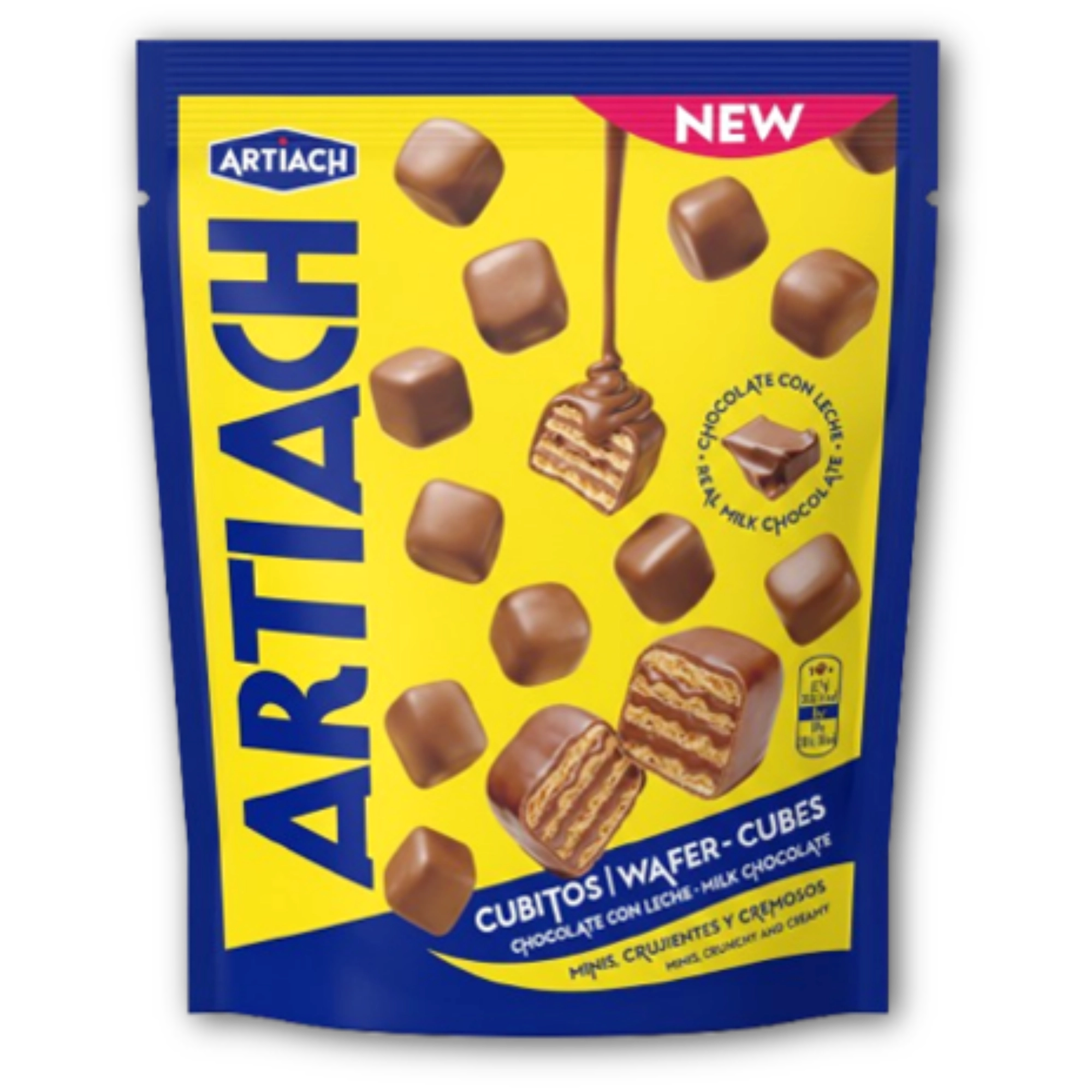 Artiach 110g Cubes maitosuklaavohveli