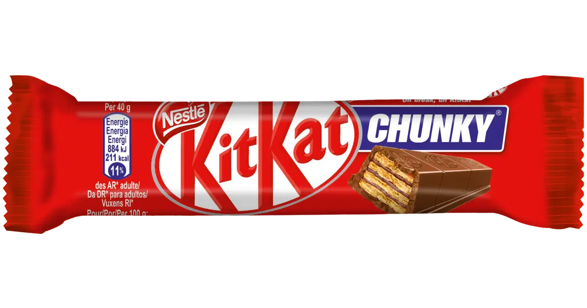 Nestlé Kit Kat Chunky 40g suklaakuorrutteinen vohvelipatukka