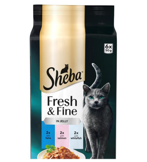 Sheba Fresh&Fine kalalajitelma 6x50