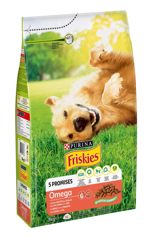 Friskies Omega Говядина и рыба 3кг 