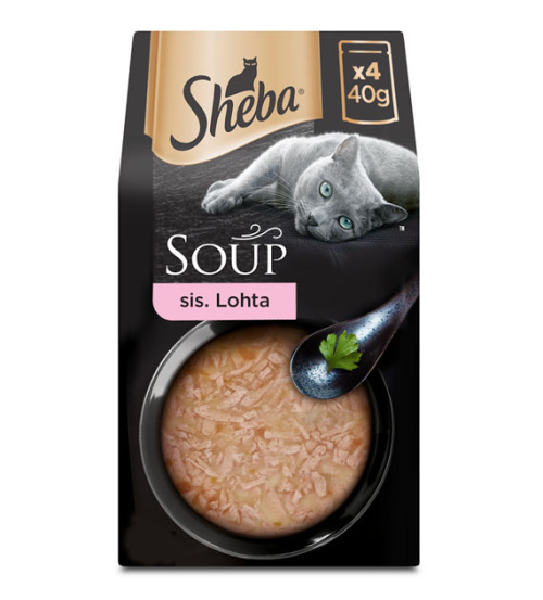 Sheba Soup с лососем 4 пакета по 40 г