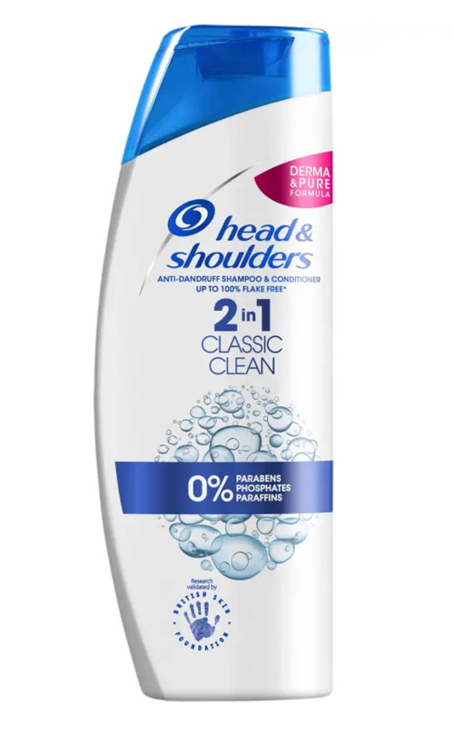 Head & Shoulders Classic Clean шампунь 2 в 1 450 мл