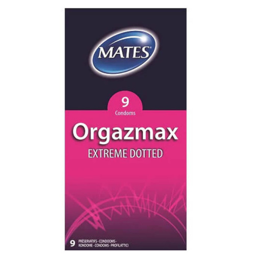 Презервативы Mates Orgazmax Extreme Dotted Condoms 9 Pack 