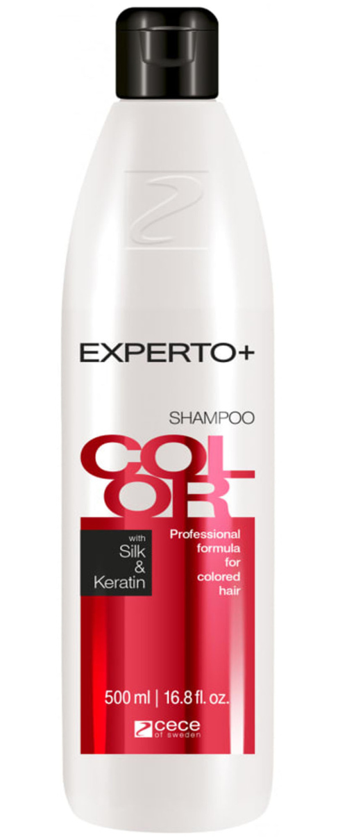 Experto+ Шампунь для окрашеных волос с шелком и кератином 500мл