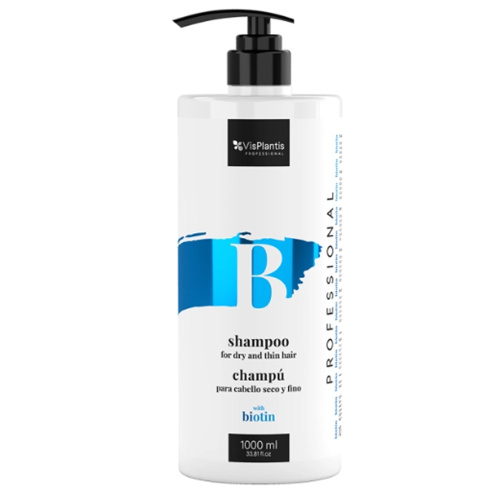 Vis Plantis Professional Шампунь для сухих и тонких волос с биотином 1000 мл