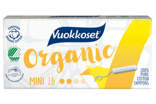 Vuokkoset Organic Tampon Mini 16pcs