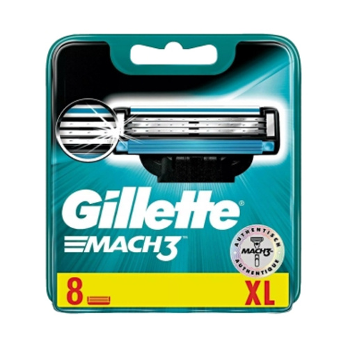 Gillette Mach3 8шт лезвия 