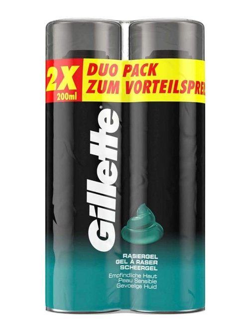 Gillette Regular Гель для бритья 2х200мл