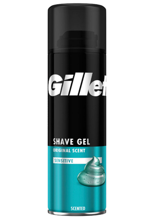 Gillette Sensitive Гель для бритья 200мл 
