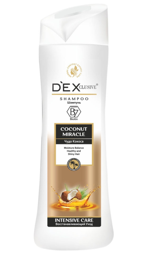 Шампунь Dexclusive Miracle Coconut, 400 мл 