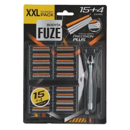 Body-X Fuze мужские бритвы 15шт + 4шт