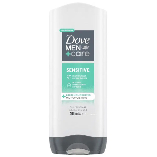 Dove Men+Care мужской гель для душа для чувствительной кожи 400 мл 