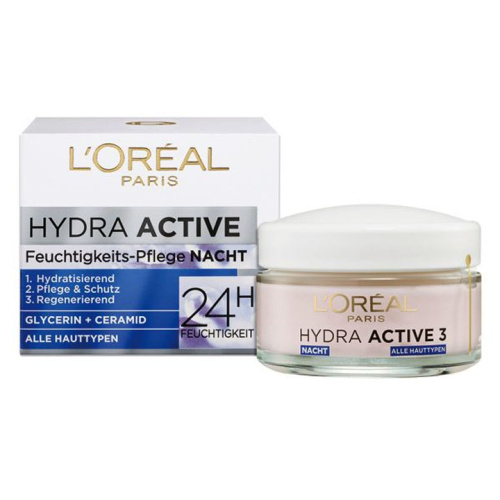 L’Oréal Paris Night Cream Hydra Active 3, ночной крем, 50 мл 